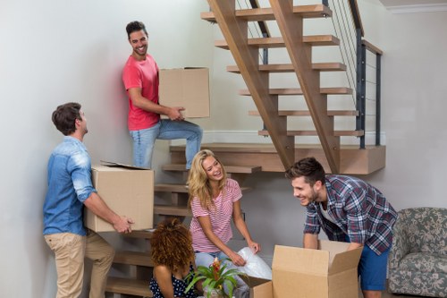 Man and van service helping with a local move in Roehampton