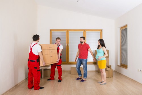 Commercial moving van service in Roehampton for business relocations