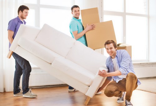 Professional moving vehicle for Roehampton relocation services
