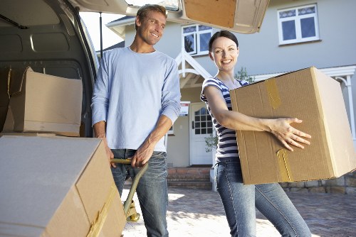Roehampton man and van loading furniture for transport